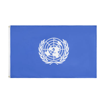 United Nations Flag 2x3ft Polyester Banner UN World Politics Nation Man Cave USA
