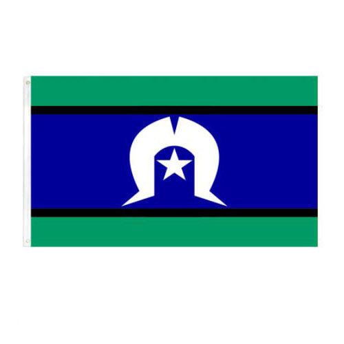 Australian Torres Strait Islander Flag Heavier Duty 90x60cm BOTH SIDE PRINTED TSI Banner