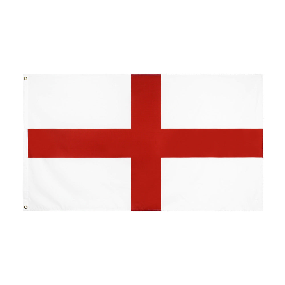 Flag of England 2x3 ft St George's Cross Red White English National Banner Saint