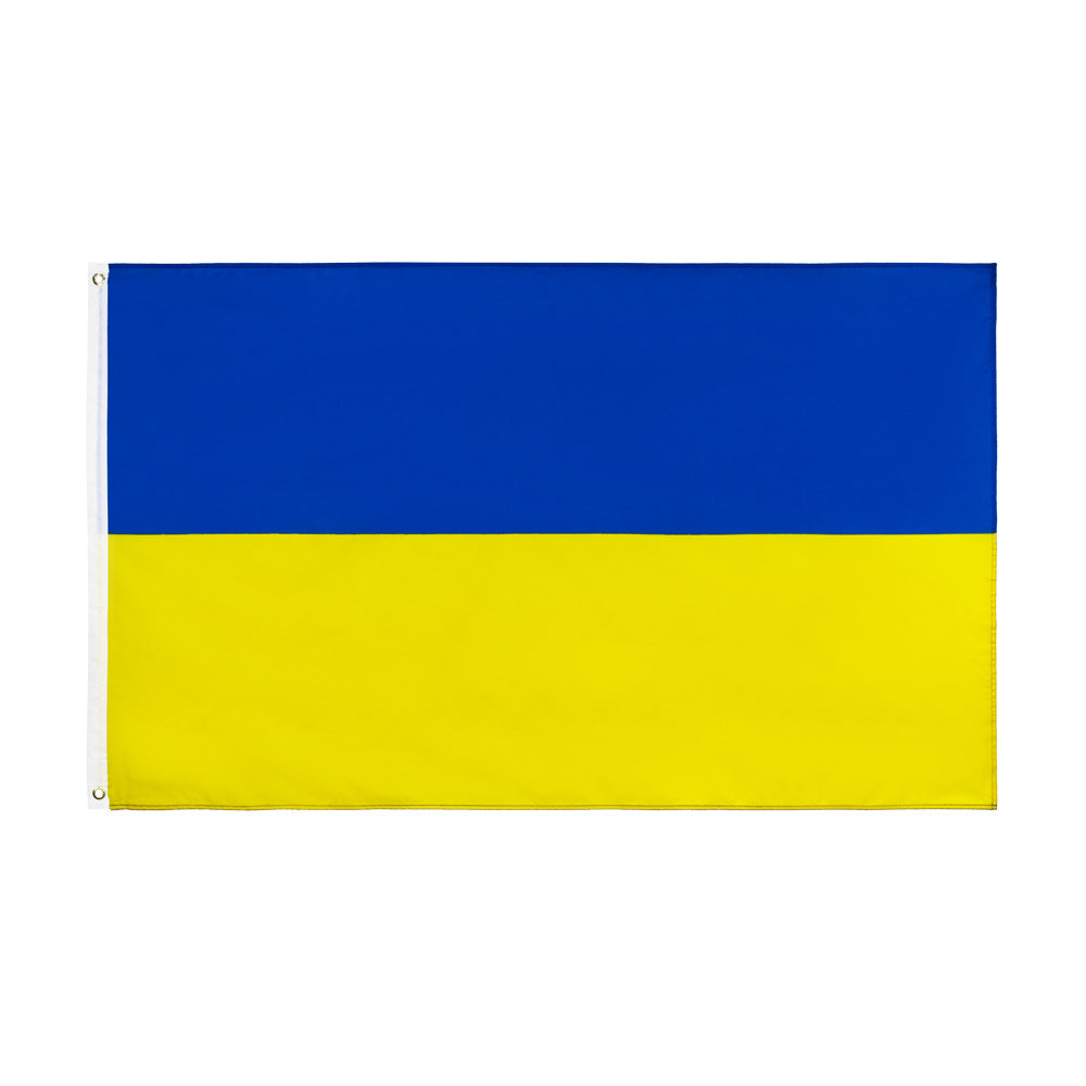 Ukraine Flag Large Ukrainian Sporting Events 3x5FT Banners Football Fan Support