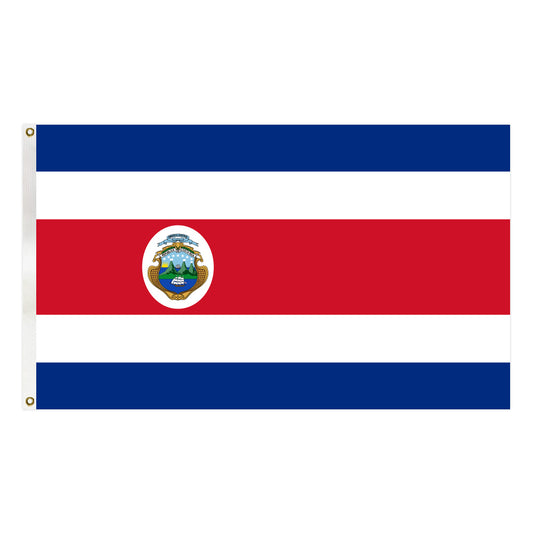 Large 3x5ft Costa Rica Flag Costa Rican Country Banner Heavy Duty Outdoor Flag
